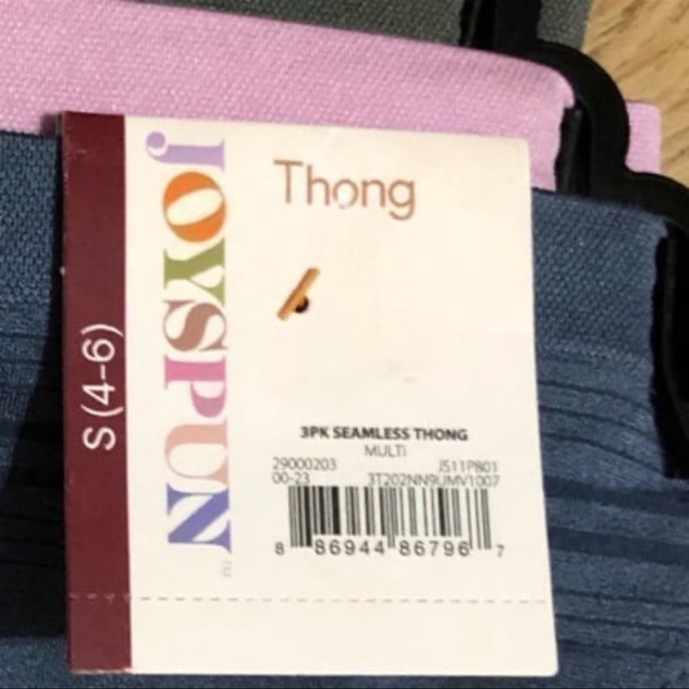 Woman’s Thong Underwear NWT***SIZE -small (4-6) 3 Pack - Picture 2 of 4